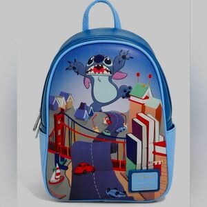 Stitch Badness Level Mini backpack Loungefly from Lilo and Stitch